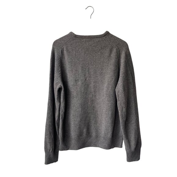 J.Crew Mens 100% Lambs Wool Crewneck Sweater Size L Preppy Office Academia - Picture 2 of 5